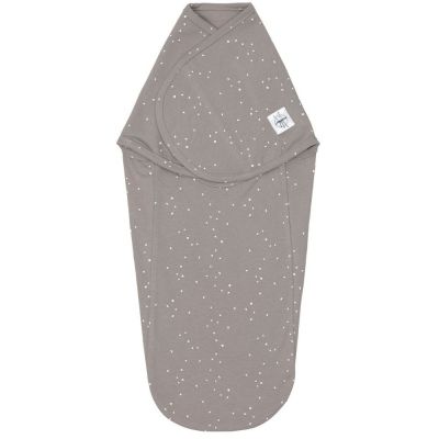 Couverture d'emmaillotage Sprinkle taupe (0-3 mois)