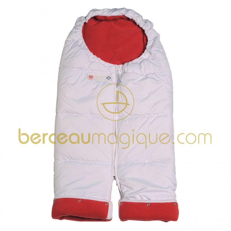 Combizip blanc et rouge Red Castle