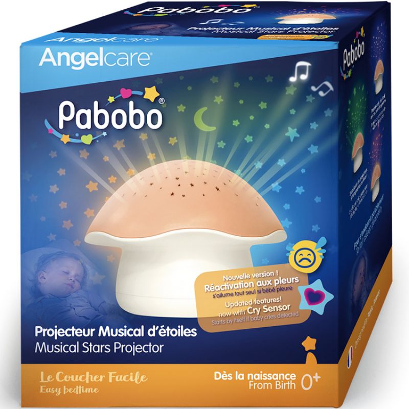 Projecteur d'étoiles Champignon rose Pabobo Packaging 9