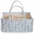 Variation Bleu, blanc du produit Panier à couches Blue Flowers de la marque Mushie
