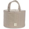 Panier de rangement Praliné Rayures Moka Walking Mum Produit 1