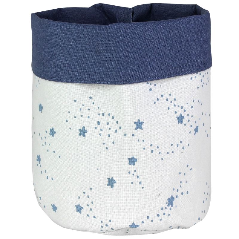 Panier de toilette Etoiles bleu (20 x 25 cm) AFKliving