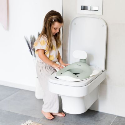 Réducteur de toilette Baleine Pistache