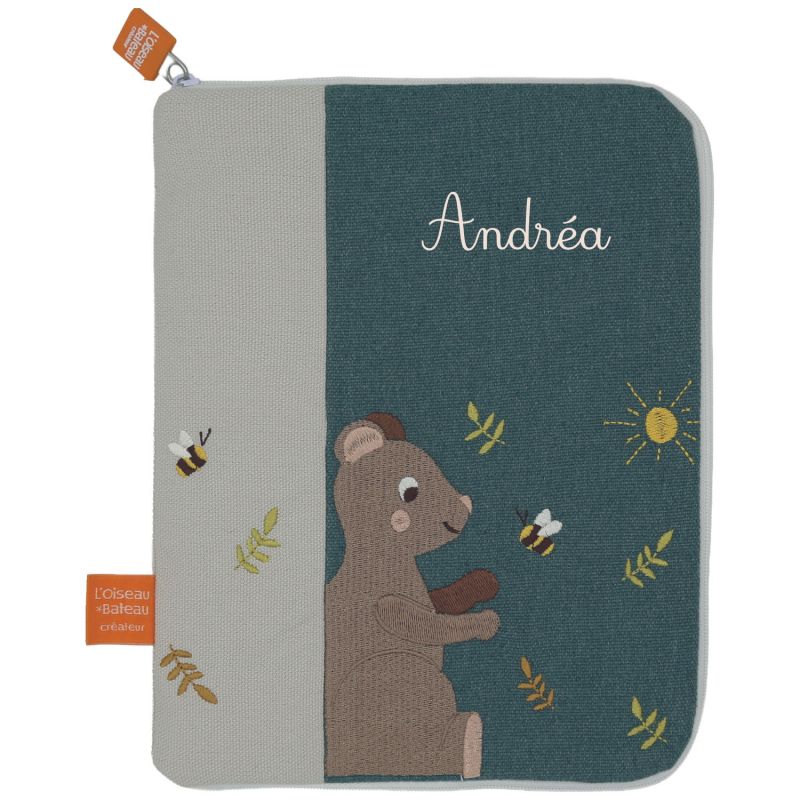 Protège carnet de santé Moit Moit Ours (personnalisable) L'oiseau bateau Produit 1