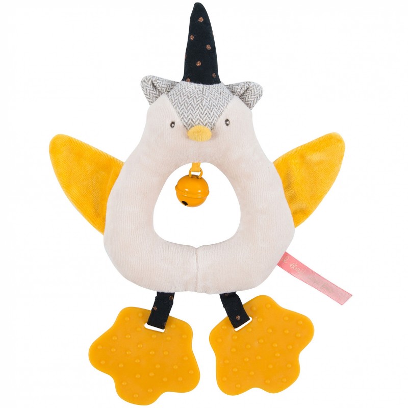 Hochet anneau Hibou Il était une fois Moulin Roty