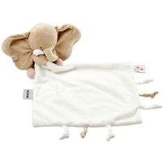 Doudou câlin Fanfan l'éléphant Blanc crème (27 cm) - Nattou