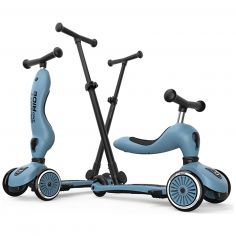 Porteur évolutif Highwaykick 1 Push and Go Steel - Scoot and ride