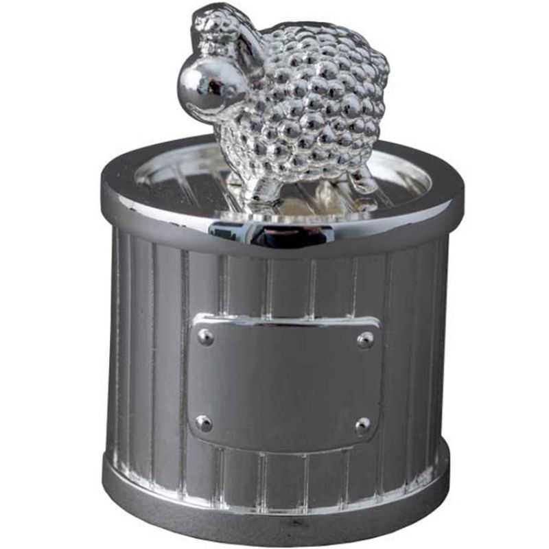 Boîte à dent Mouton personnalisable (métal argenté) Daniel Crégut