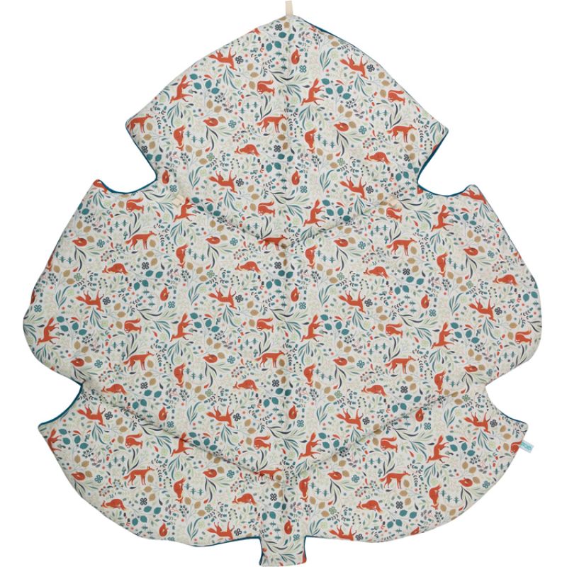 Tapis de jeu Feuille renard (90 x 80 cm) Pouce et Lina