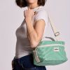 Lunch bag isotherme Igor Rayures Fines Vert Hindbag Ambiance 1