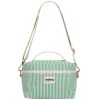Lunch bag isotherme Igor Rayures Fines Vert Hindbag Produit 2