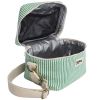 Lunch bag isotherme Igor Rayures Fines Vert Hindbag Produit ouvert 4