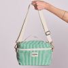 Lunch bag isotherme Igor Rayures Fines Vert Hindbag Ambiance 5