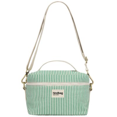 Lunch bag isotherme Igor Rayures Fines Vert