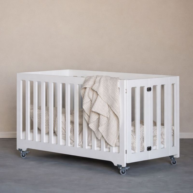 Lit pliable Nido Blanc (60 x 120 cm) Quax Ambiance 2