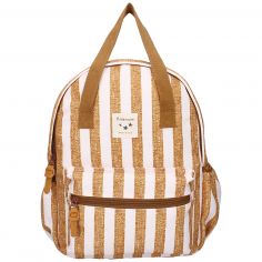 Sac à dos enfant à anses Rayures caramel - Kidzroom