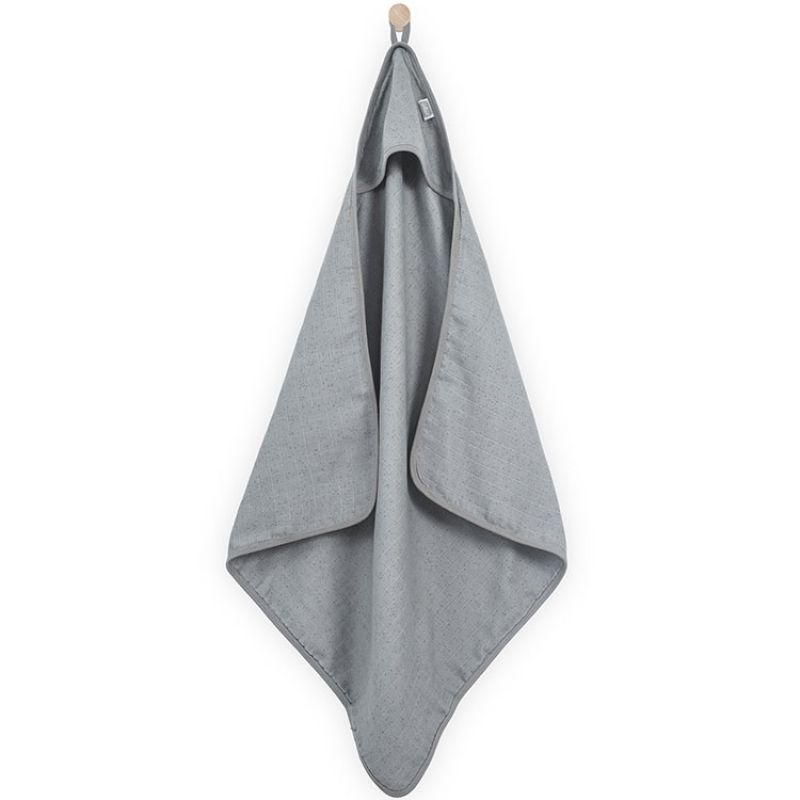 Cape de bain hydrophile Mini dots gris (75 x 75 cm) Jollein