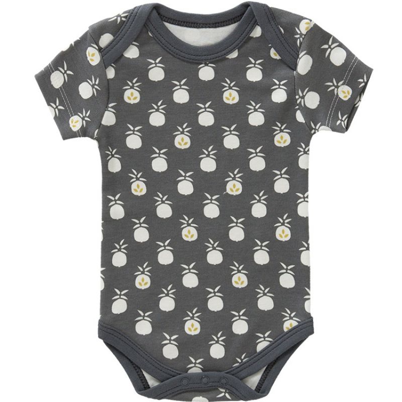 Body manches courtes Ananas (0-3 mois : 50 à 60 cm) Fresk