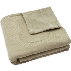 Couverture en polaire Miffy Olive Green (75 x 100 cm) - Jollein