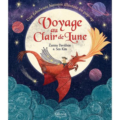 Livre pop-up Voyage au clair de la lune  par Editions Kimane