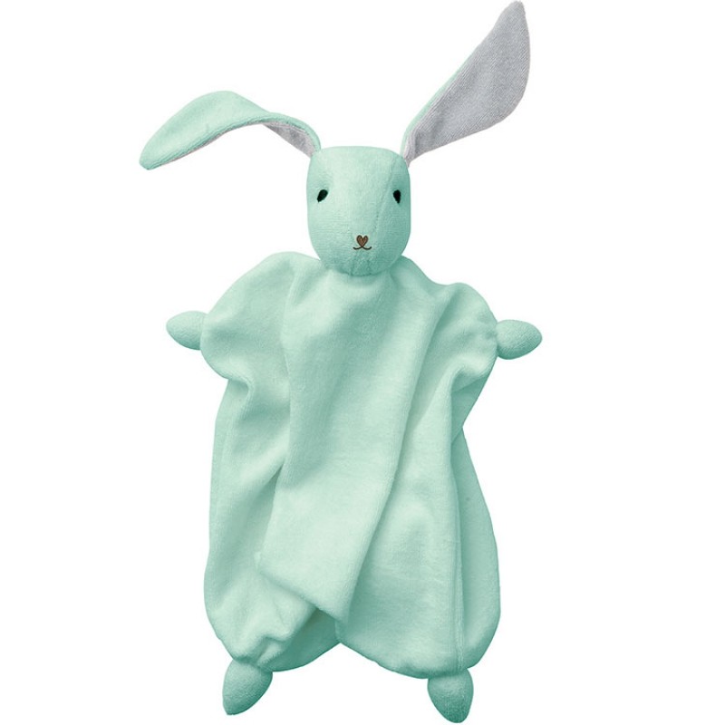 Doudou plat Tino menthe Hoppa