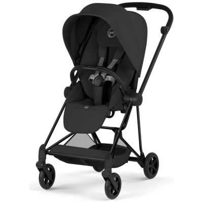 Duo MIOS 2026 Poussette citadine avec nacelle pliable et Châssis Matt Black Sepia Black