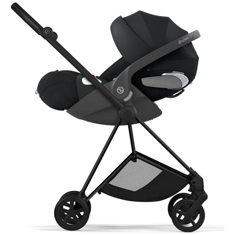 Duo MIOS 2026 Poussette citadine avec nacelle pliable et Châssis Matt Black Sepia Black Cybex Produit 6