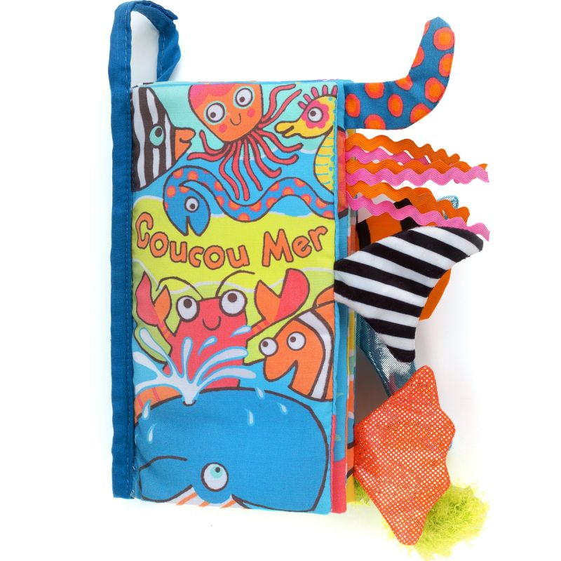 Livre d'activités en tissu Coucou Mer Jellycat