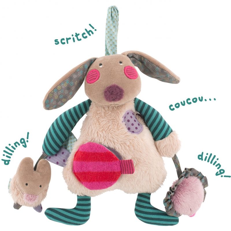 Lapin d'activités Jolis pas beaux Moulin Roty