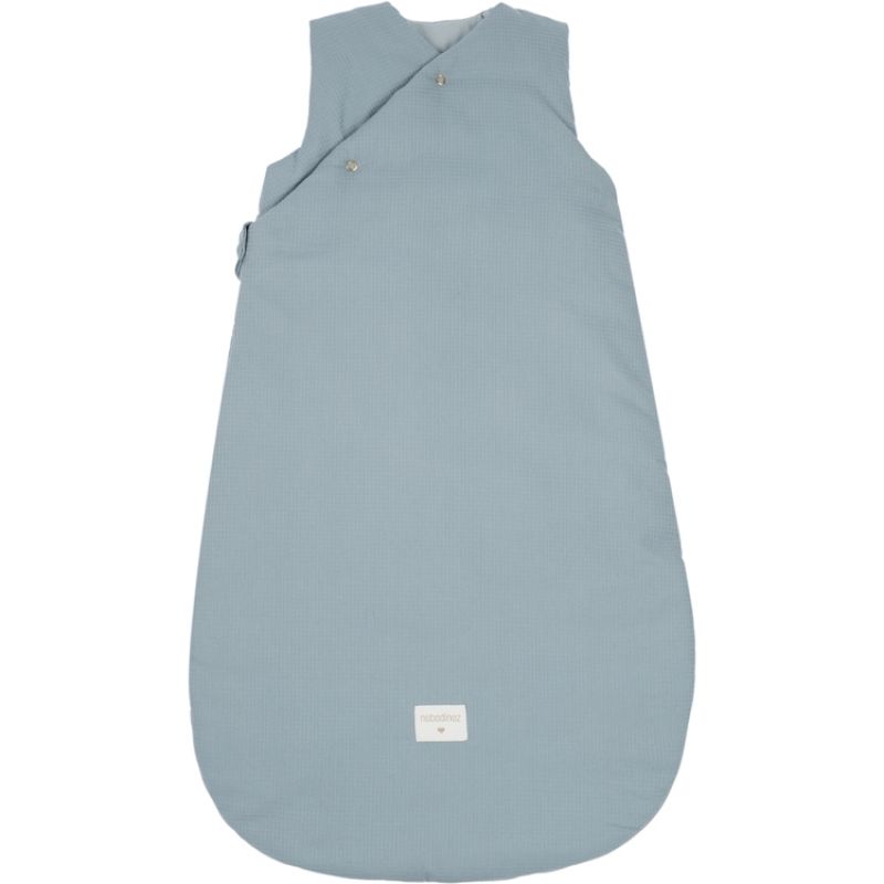 Gigoteuse d'hiver en nid d'abeille Fuji Stone Blue TOG 3,5 (6-18 mois) Nobodinoz