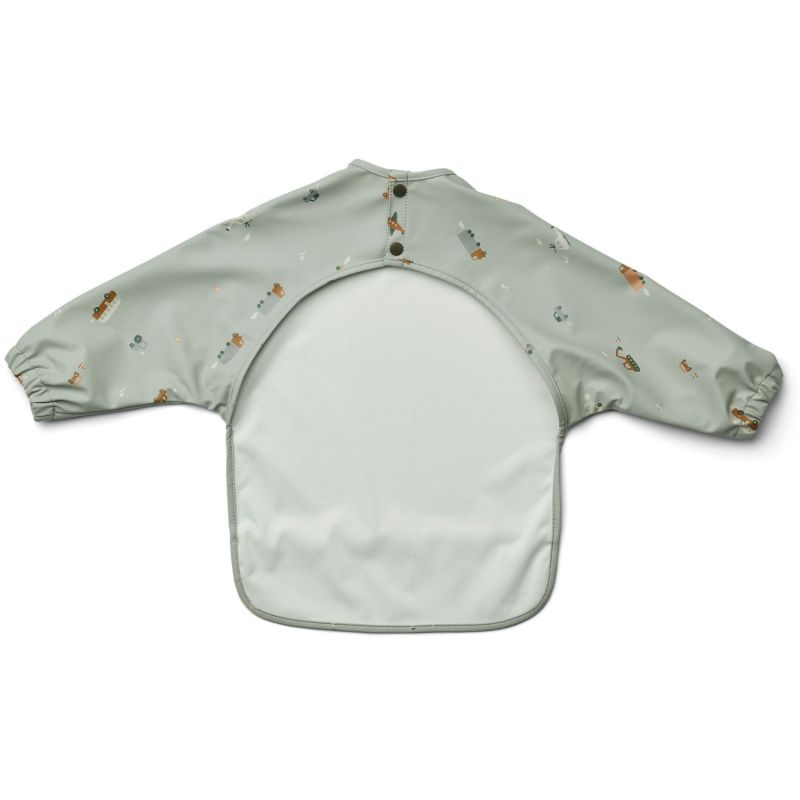 Bavoir à manches Merle Véhicules dove blue mix Liewood Produit 3