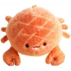 Porte-clé peluche Barbecue Crabe (8 cm) - Bazuuyu