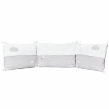 Tour de lit Lily grey (pour lits 60 x 120 et 70 x 140 cm)  par Sauthon