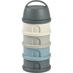 Boîte doseuse de lait empilable mineral grey-blue - Béaba