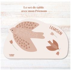 Set de table Paloma Palombes personnalisable - Charlie et Suzie