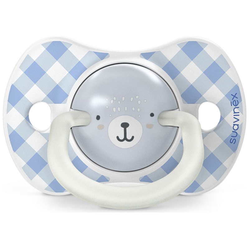 Lot de 2 sucettes symétriques SXPro Wild&Free Night and Day Bleu (6-18 mois) Suavinex Produit 3