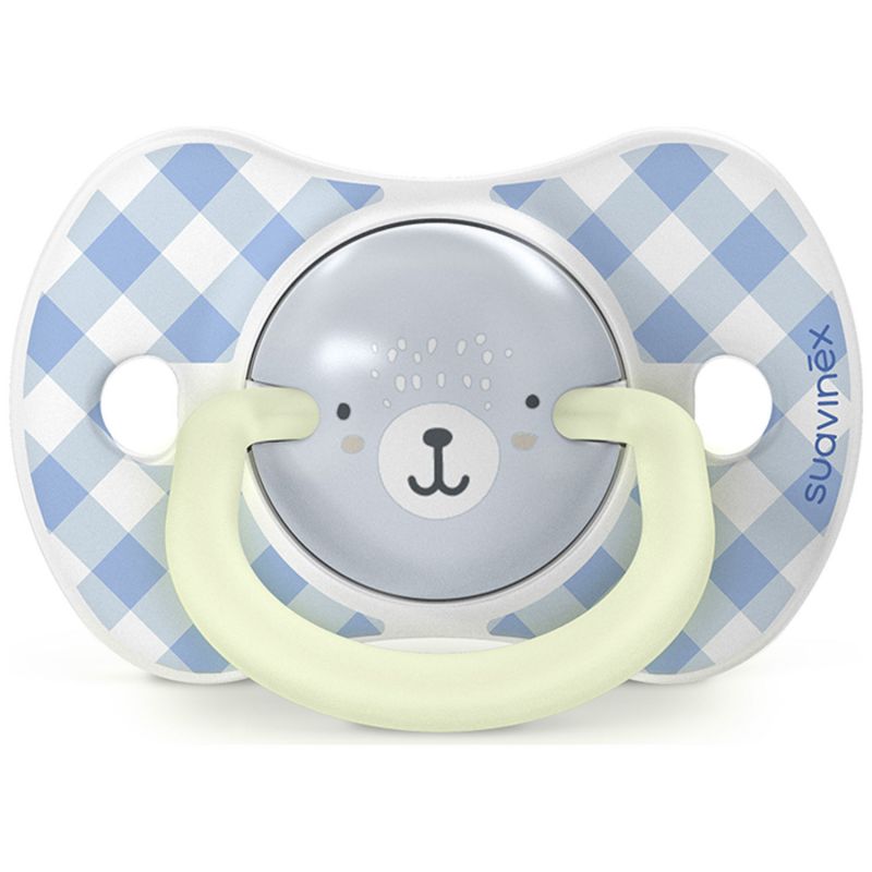 Lot de 2 sucettes symétriques SXPro Wild&Free Night and Day Bleu (6-18 mois) Suavinex Produit 5