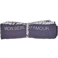 Lange en coton Mon bébé d'amour Honeymoon (70 x 70 cm)  par BB & Co