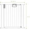 Barrière de sécurité Easylock Plus pour porte (120 à 128 cm)  par Geuther