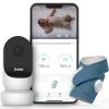 Pack duo babyphone audio avec vidéo Cam 2 et Smart Sock 3 bleu nuit - Owlet