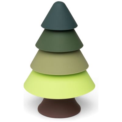 Jouet de dentition en silicone Sapin vert