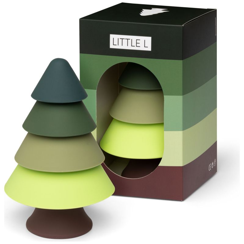 Jouet de dentition en silicone Sapin vert Little L Packaging 8