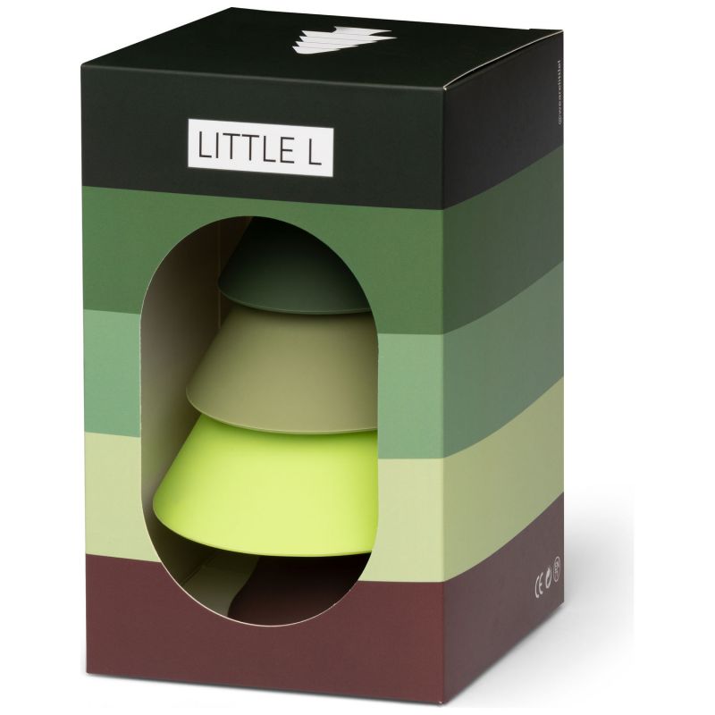 Jouet de dentition en silicone Sapin vert Little L Packaging 9