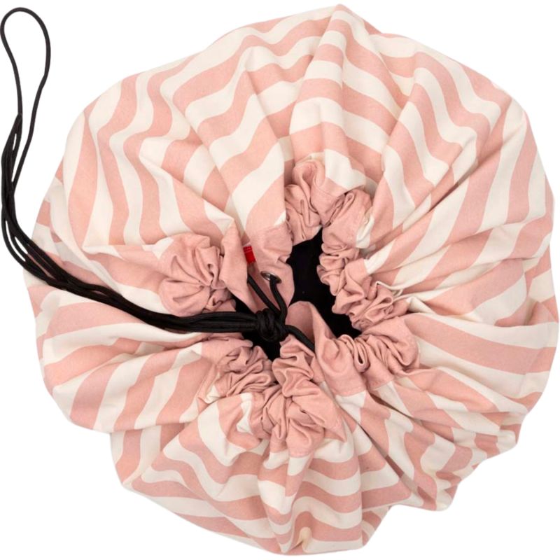 Sac à jouets 2 en 1 Noomad Original Stripes Pink Play&Go Produit 3