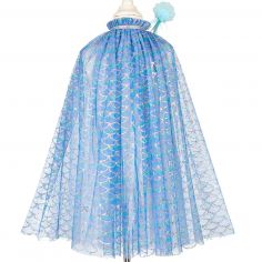 Ensemble cape sirène + diadème + baguette Marlya (5-7 ans)
