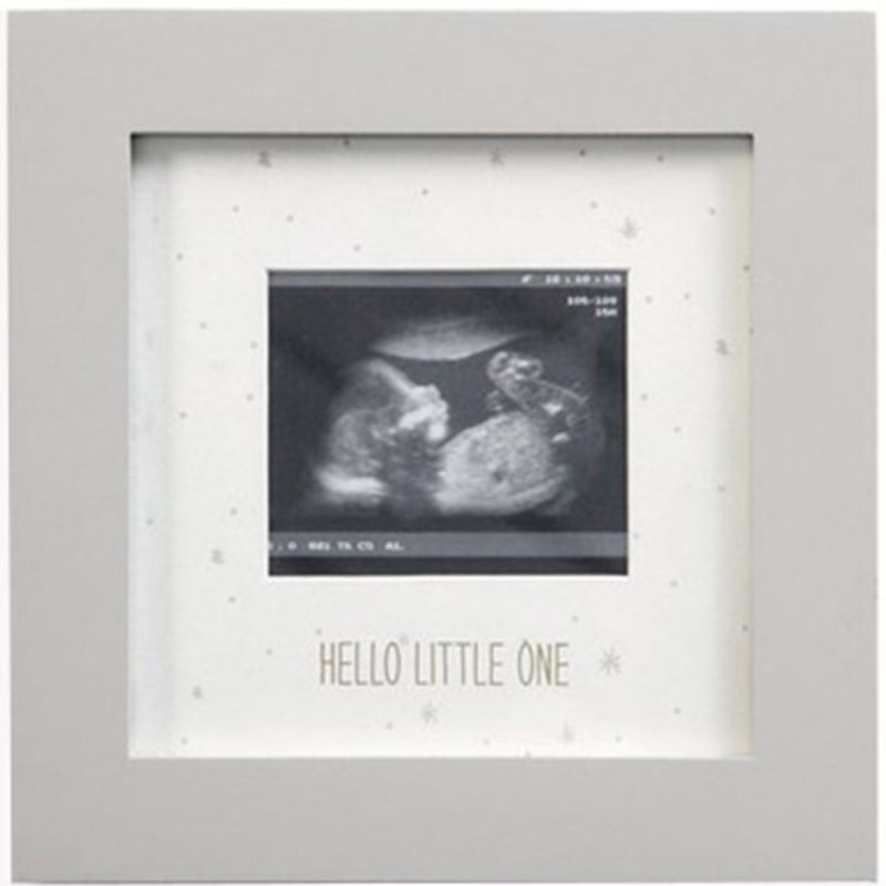 Cadre 1ère échographie Welcome to the World gris Mamas and Papas
