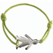 Bracelet cordon Mini bambin garçon (argent 925°)  par Petits trésors