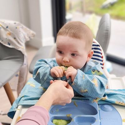 PandaEar Lot de 6 Cuillères en Silicone pour Bébé - Ustensiles d