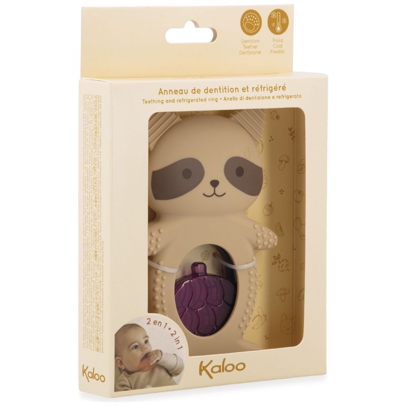 Anneau de dentition 2 en 1 Raton Laveur Kaloo Packaging 9