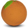 Balle sensorielle Orange en caoutchouc naturel - Oli & Carol
